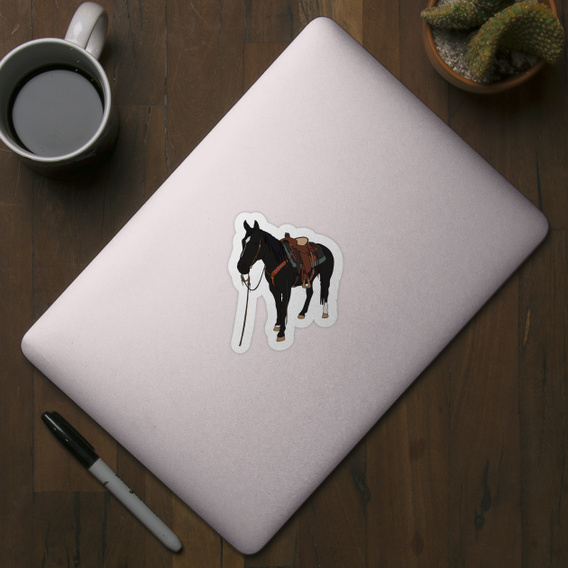 CUSTOM horse sticker!! by Mikayla8110